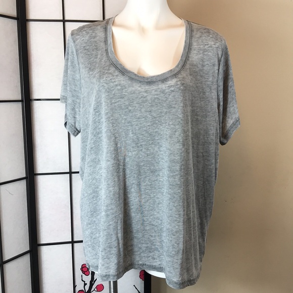 🐲💙 Barefoot Dreams Malibu Collection Burnout Scoop Neck Tee - Picture 9 of 9